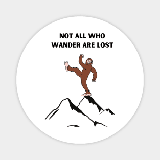 Bigfoot wander Magnet